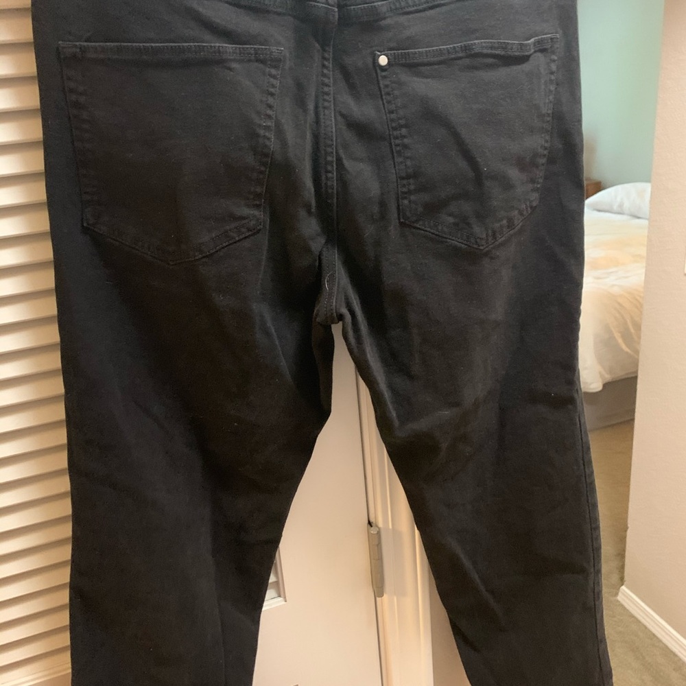 H&M straight ankle black jeans